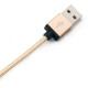 Кабель Extradigital USB - Lightning iPhone SE, 6, 6S, 7, 7 Plus, 1m, Gold